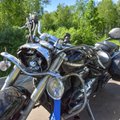 FOTOD | Viljandimaal sõitis mootorrattur otsa ootamatult teele jooksnud põdrale
