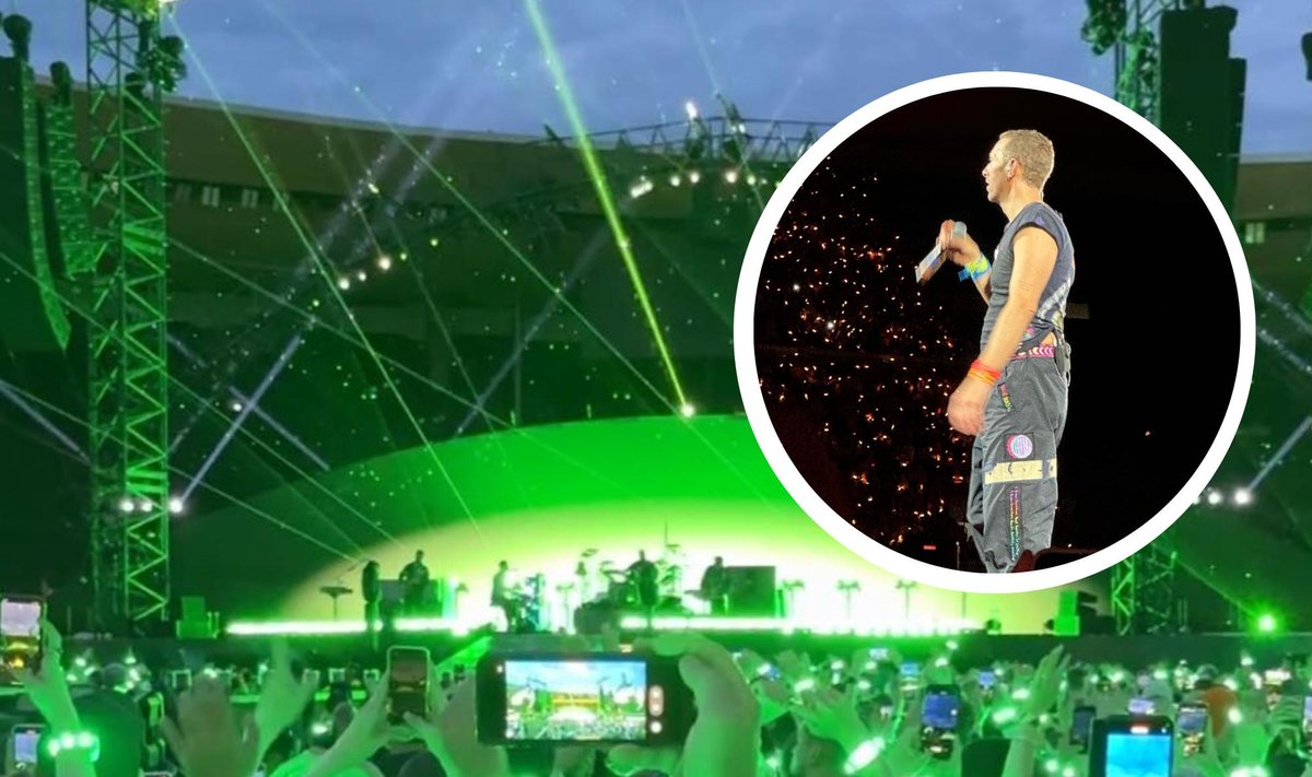 Coldplay kontsert Helsingis