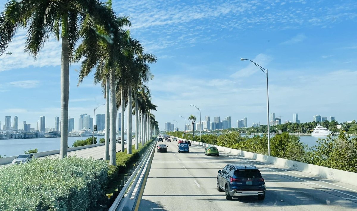 Miamis ringi liikudes ei ole sildadest pääsu.