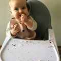 8-kuune beebi ei tohiks ju veel nii tark olla? Või saab ta siiski aru, et on maitsvamaidki asju, kui juurikapüree?