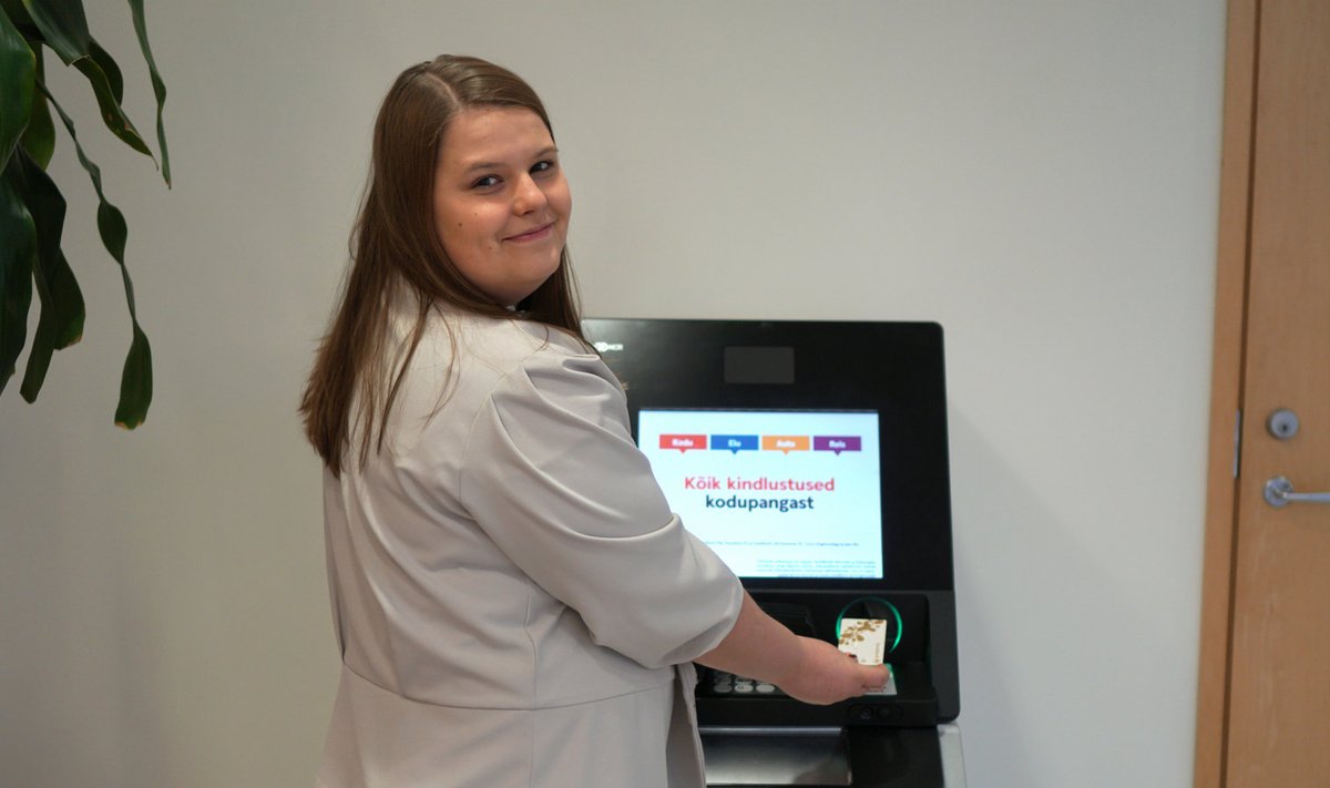 Swedbanki uus pangaautomaat