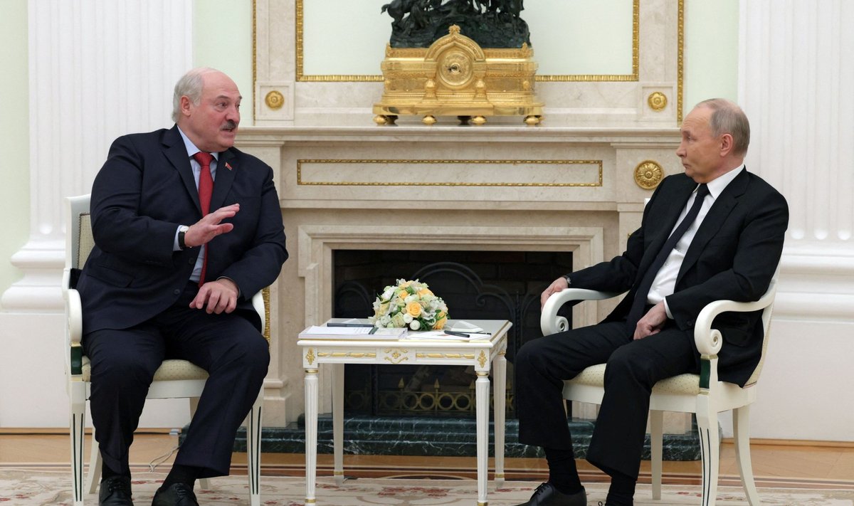 Valgevene president Aljaksandr Lukašenka ja Venemaa president Vladimir Putin
