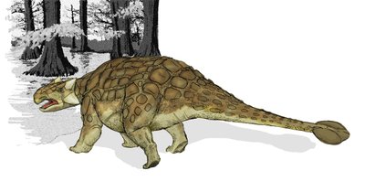 Ankülosauruse rekonstruktsioon.
