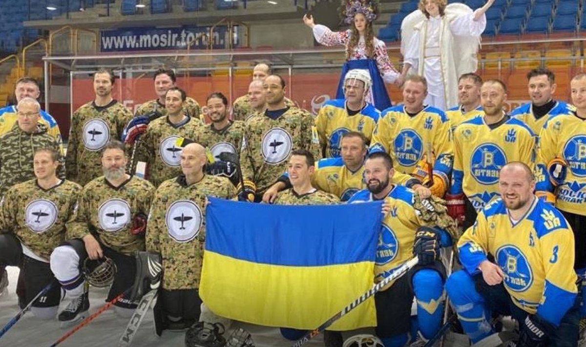 Состав украинской команды «Витязь» из Харькова, которая примет участие в благотворительном турнире в Таллинне
