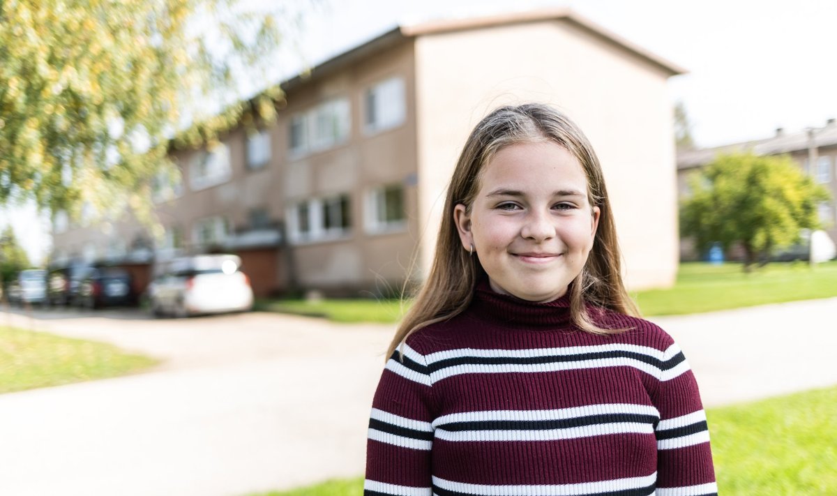 KANGELANE: Viienda klassi tüdruk Emma Semjonova päästis põlevast korterist oma vennad ja õed,