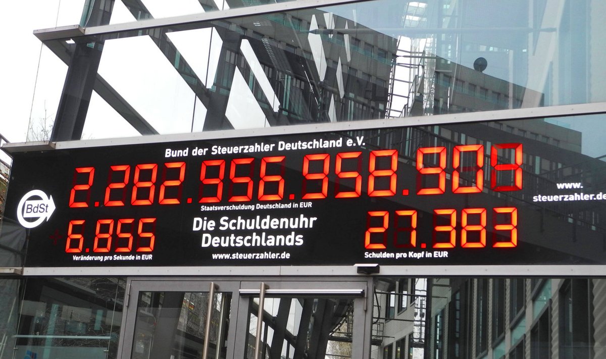 Saksamaa võlakell tiksub hoogsalt