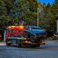 ФОТО | Непростая суббота на дорогах Эстонии: вечером произошла тяжелая авария