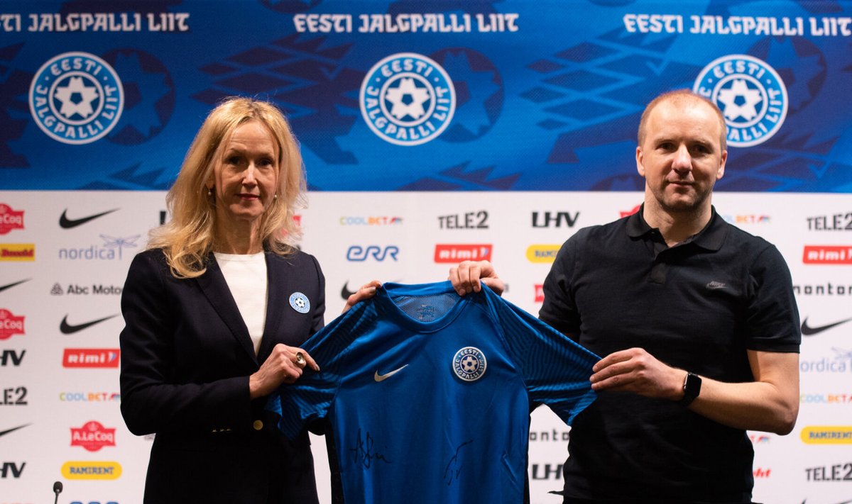 Eesti jalgpallikoondise uus särk