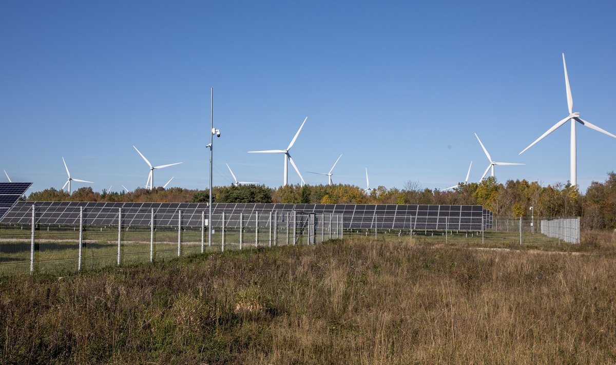 Päikesest ja tuulest toodetud elektrile on juba praegu kerkimas rida energianäljas tehaseid