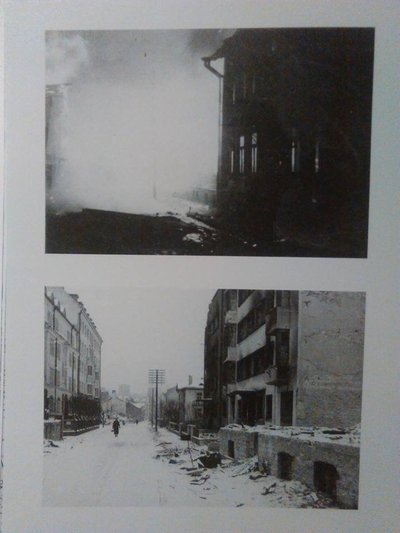 Unikaalsed fotod Kentmanni, toona Pätsi tänavast 1944. aasta märtsipomitamise ööl ja hommikul.