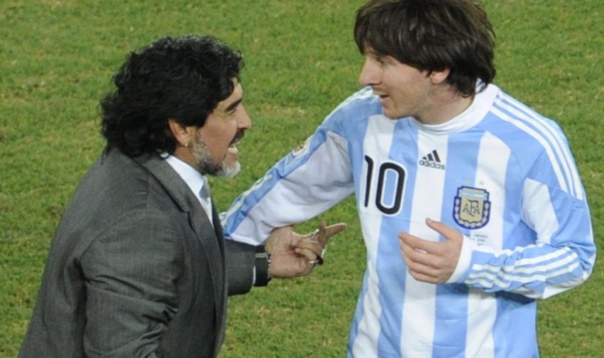 Maradona ja Messi (Argentina)