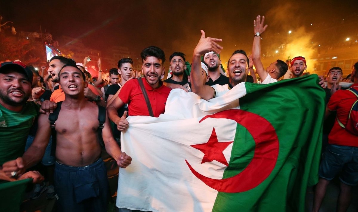 Болельщики сборной Алжира