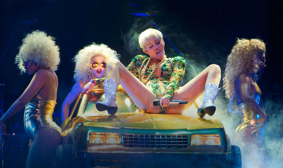 Ropp: Siivutused Miley Cyruse kontserttuuril on pannud hellanärvilisi oigama üle maailma.