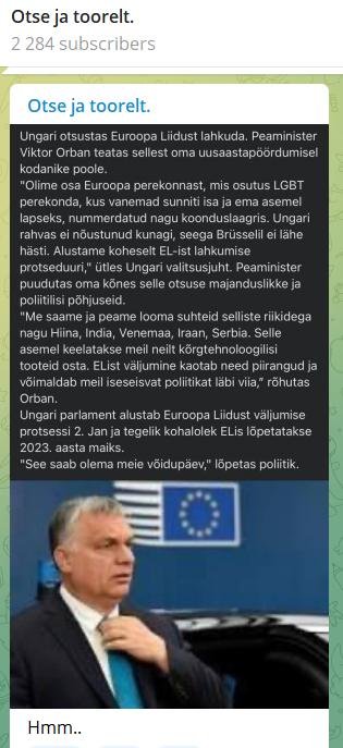 Valeväited levivad nii Facebookis kui ka Telegramis