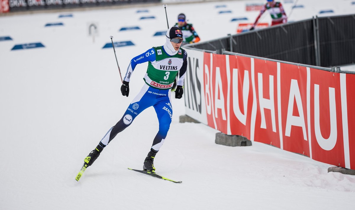 Kristjan Ilves veebruaris toimunud MK-etapil Otepääl.