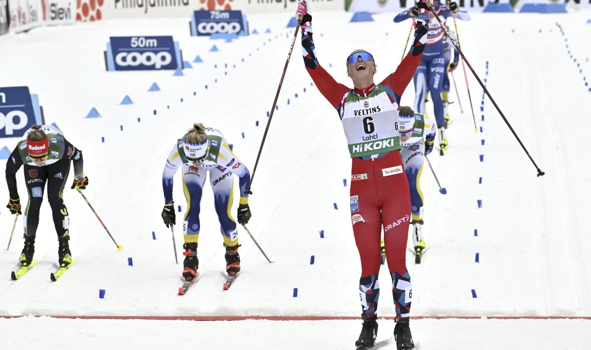 Võidukas Anne Kjersti Kalvaa.