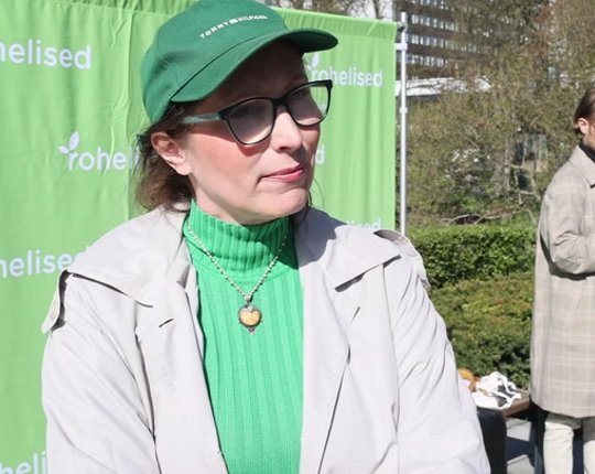 VIDEO ja FOTOD | Rohelised pöörduvad europarlamendi valimiskautsjoni osas riigikohtusse. Sepp: see on kunstlikult loodud piirang
