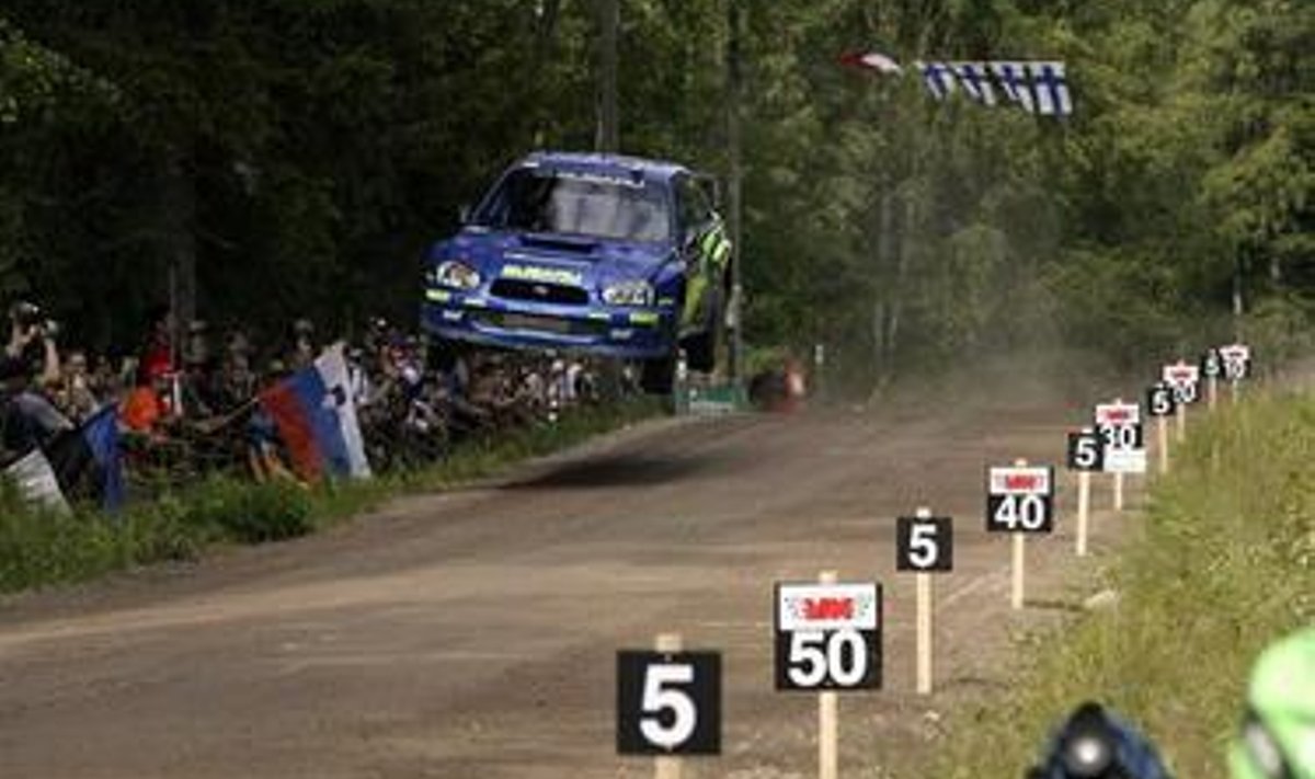 Petter Solberg Soome rallil