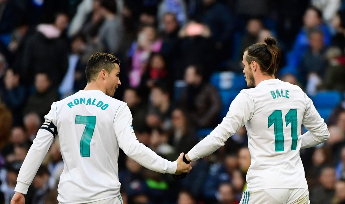Cristiano Ronaldo ja Gareth Bale  