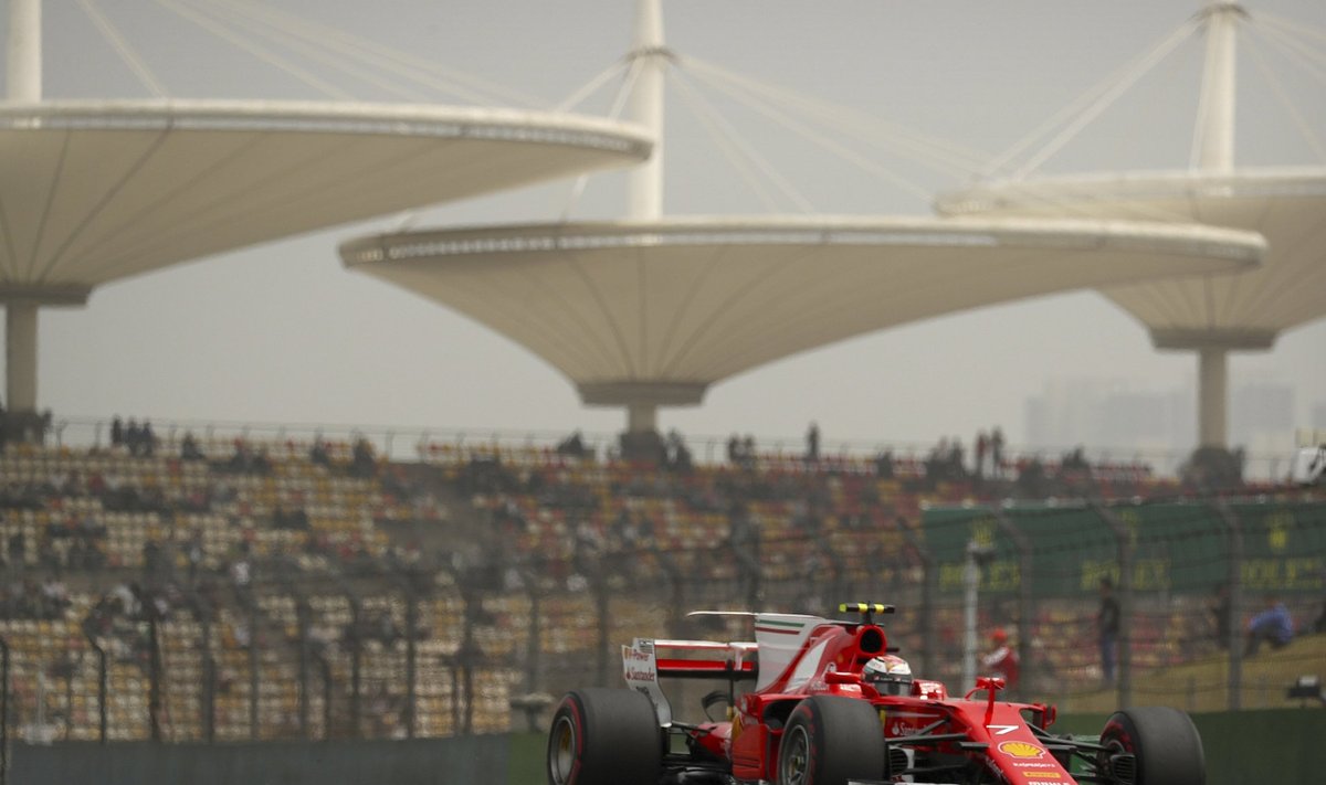 Kimi Räikkönen Shanghai ringrajal