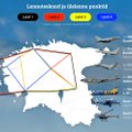 INTERAKTIIVNE KAART | Eesti ja liitlaste lennuvahendid lendavad vabariigi aastapäeval üle üheksa linna