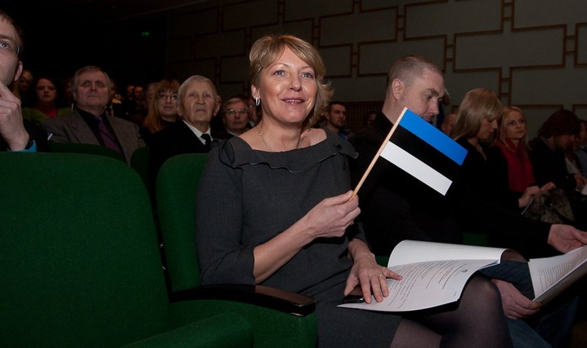 Vilja Savisaar-Toomast Keskerakonna valimiskonverentsil