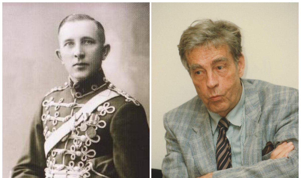 MAJOR JA RÜHMAJUHT: Major Friedrich Kurg (vasakul) ja kunagine julgeolekuasutuse operatiivgrupi juht, hiljem kirjanik Uno Laht (paremal).