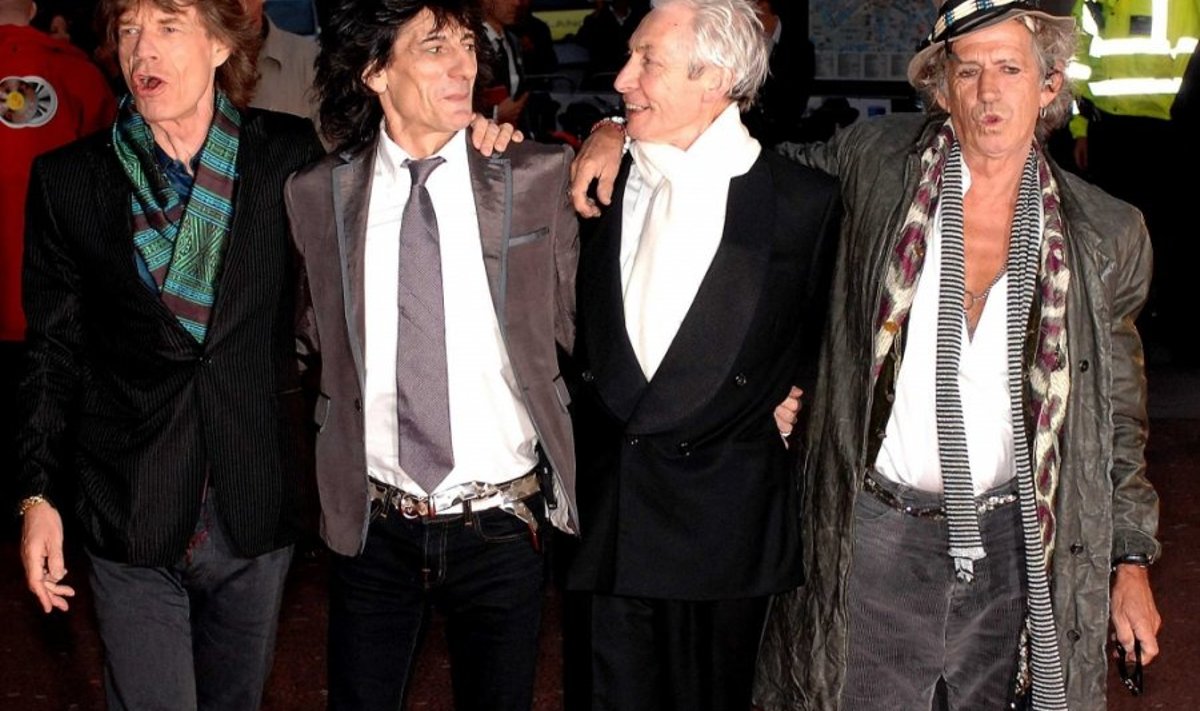 Mick Jagger, Ronnie Wood, Charlie Watts, Keith Richards , Rolling Stones