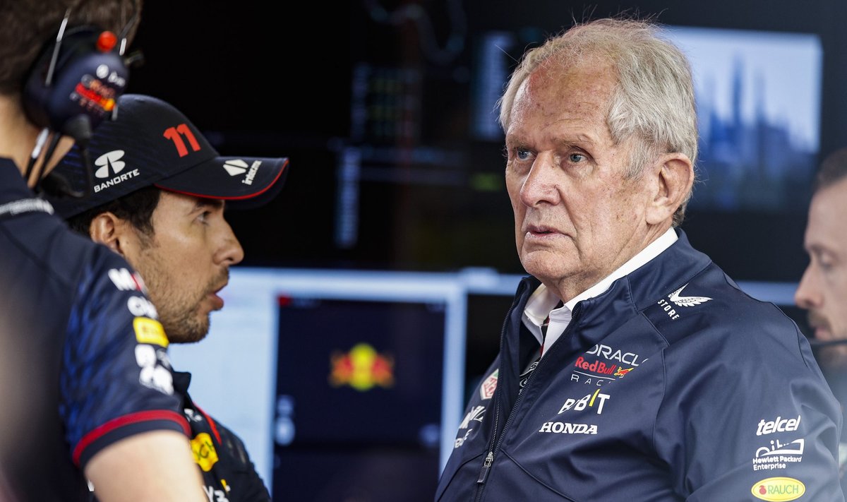 Sergio Perez ja Helmut Marko