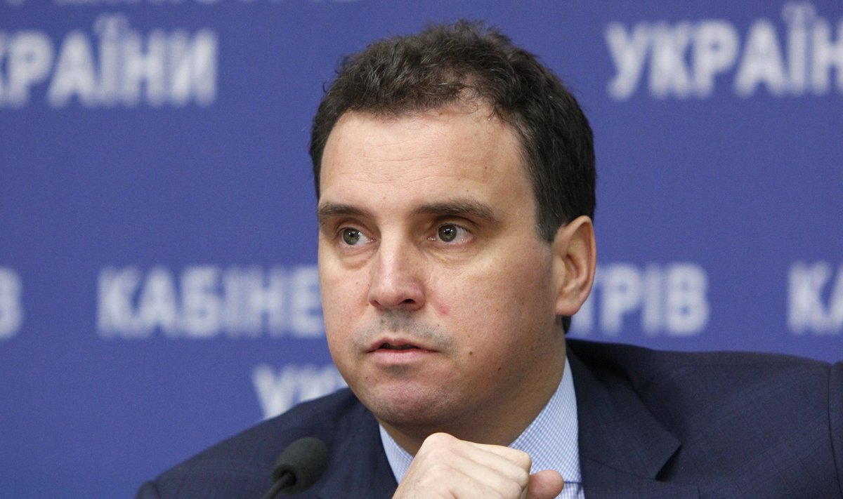 Ukraine's Economy Minister Aivaras Abromavicius attends a news conference in Kiev