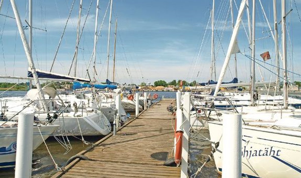 Jahisadam Pärnu linnas – paraku on mereturismi edendamisel linnas ja maapiirkondades suuri erinevusi.