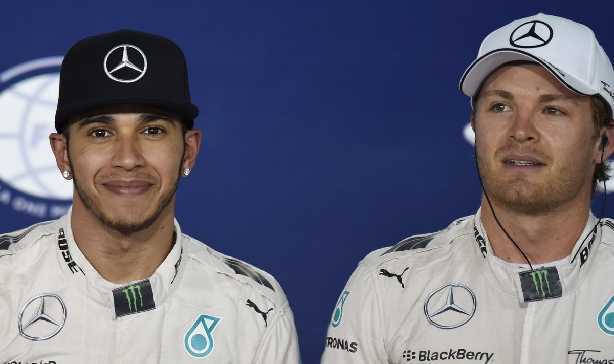 Hamilton ja Rosberg