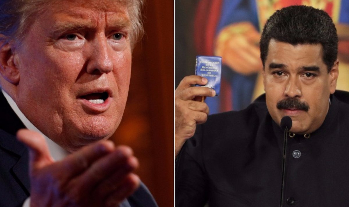 Donald Trump ja Nicolás Maduro 