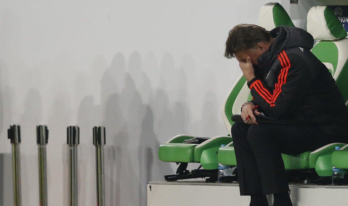 Louis van Gaal pärast eilset kaotust Wolfsburgile