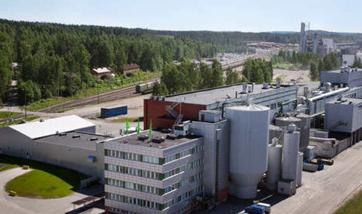Metsä tehas Äänekoskis Soomes.