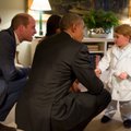 PÄEVA KLÕPS: Sobilik või mitte? Pisiprints George kohtus Barack Obamaga...pidžaamas ja hommikumantlis