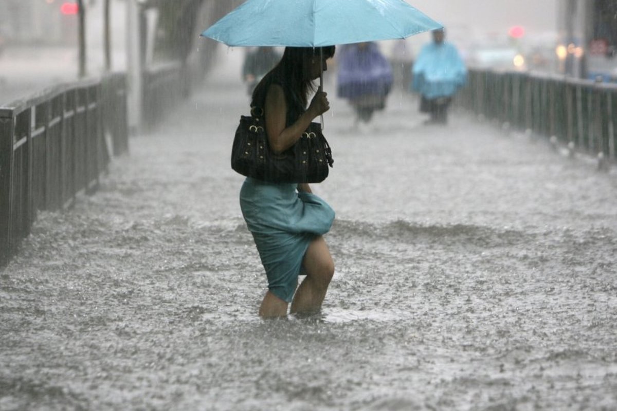 Какое лето будет дождливое. Ливень. Холодное дождливое лето. Небольшой дождь. Улица под дождем.