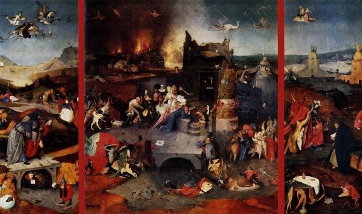 Hieronymus Boschi maal "Püha Antoniuse kiusatus".