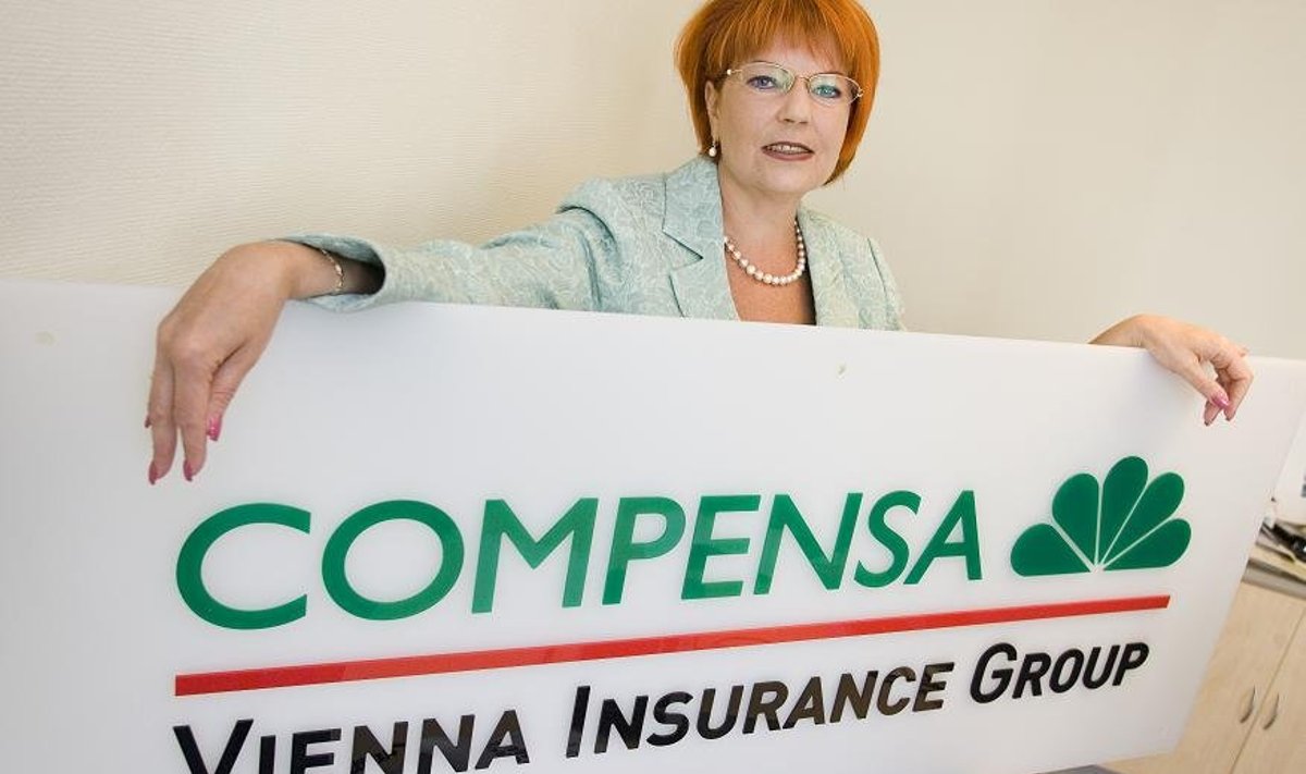 Compensa Life Vienna Insurance Group SE juhatuse esimees Olga Reznik uue logoga