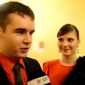 Vladimir Funtikov ja Marianna Krjakvina EV95 pidulikul vastuvõtul