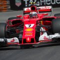 Räikkönen oli kiireim, Hamilton ikka raskustes