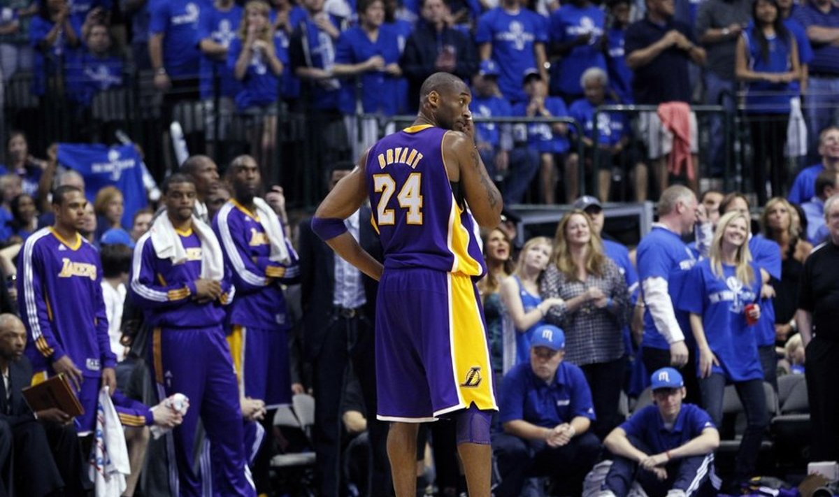 Kobe Bryant ja Los Angeles Lakers on suures hädas, NBA, korvpall