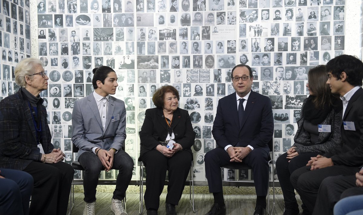 Prantsuse president François Hollande kohtus eilsel holokaustipäeval viie juudiga, kes viidi sõja ajal Prantsusmaalt koonduslaagrisse, ja viie noore juudiga. Üha rohkem Prantsusmaa juute arvab, et nad peaksid antisemitismi tõttu riigist lahkuma.