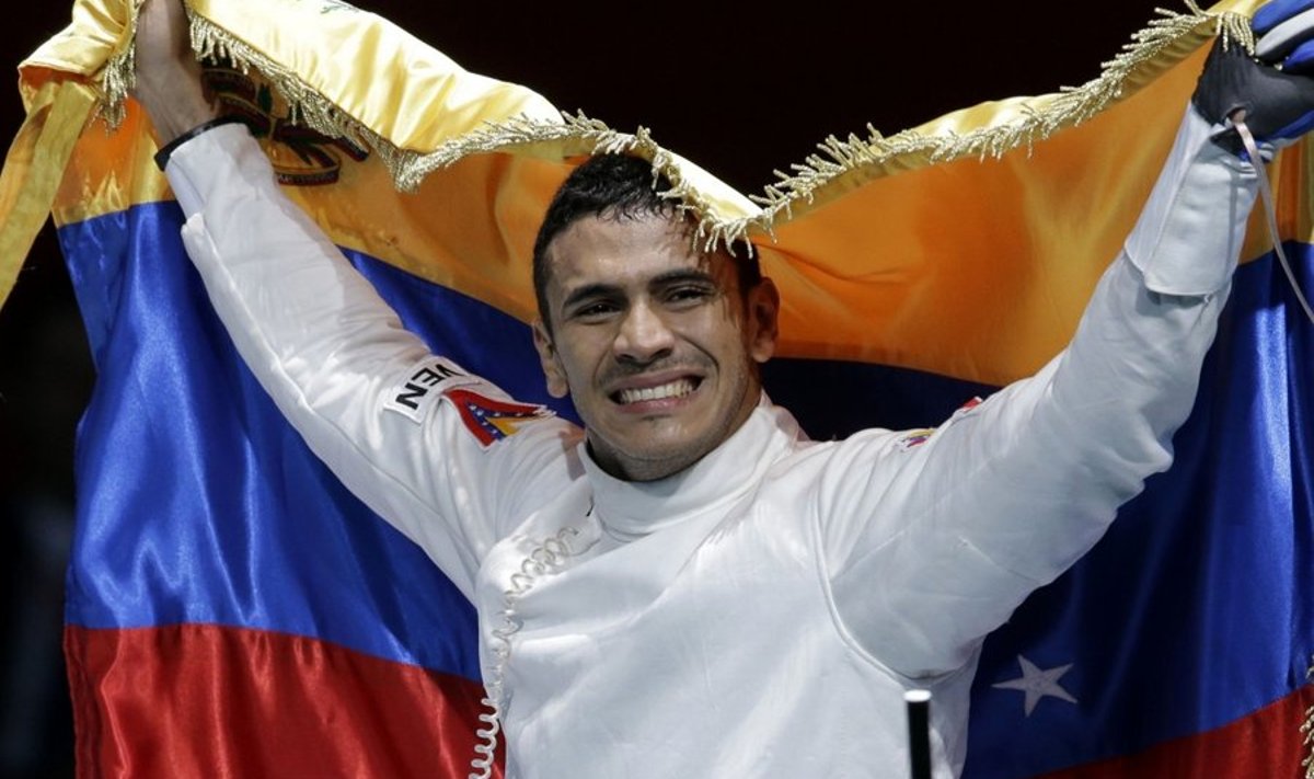 Olümpiavõitja Ruben Limardo Gascon.