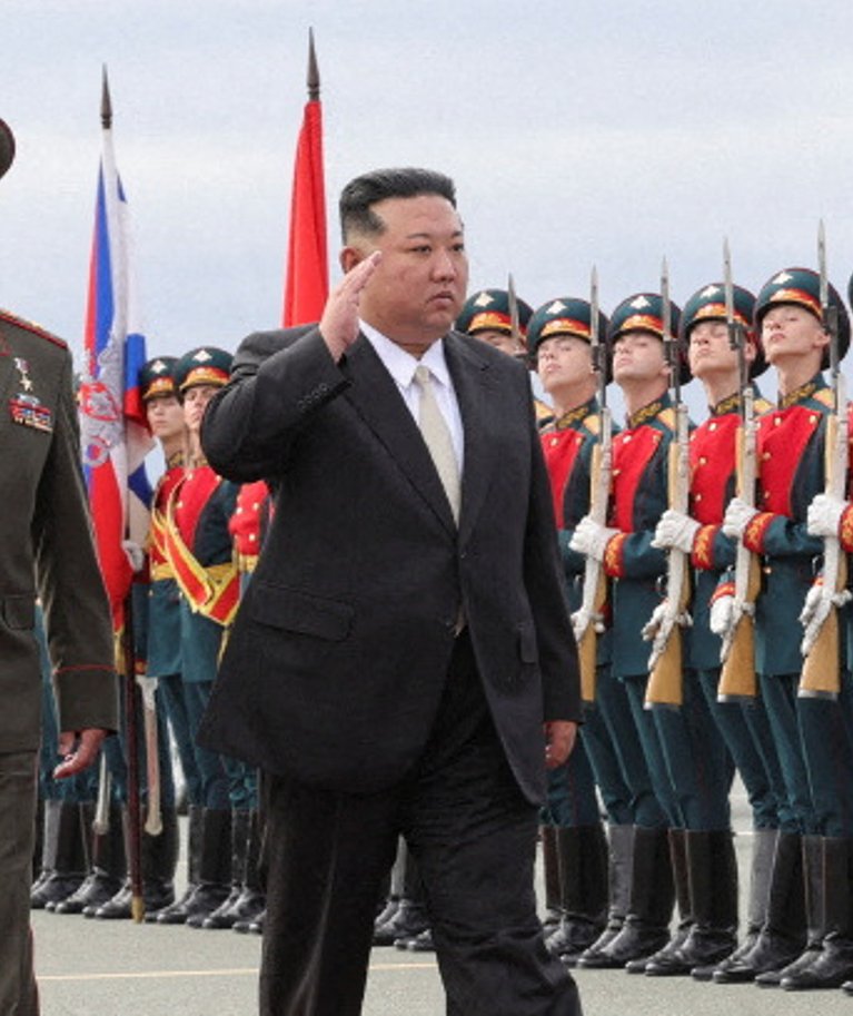 Põhja-Korea juht Kim Jong-un visiidil Venemaal. Foto tehtud 16. septembril 2023 Vladivostokis.
