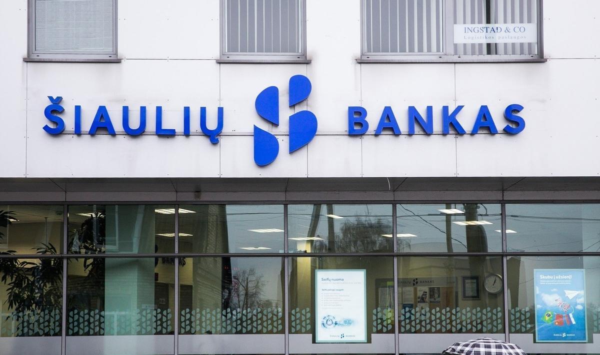 Šiauliu panga kasum kerkis üle kolmandiku.