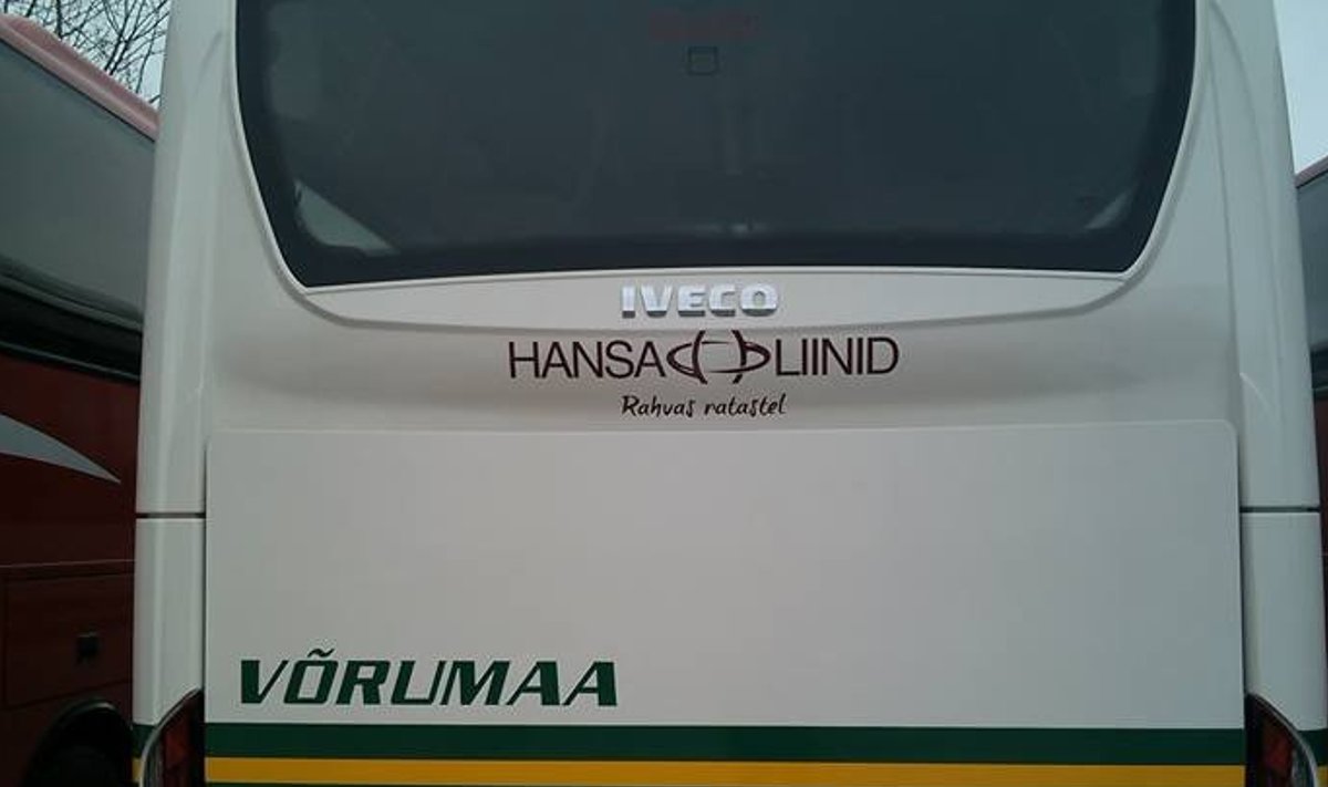 Hansaliinide uus Võru buss.