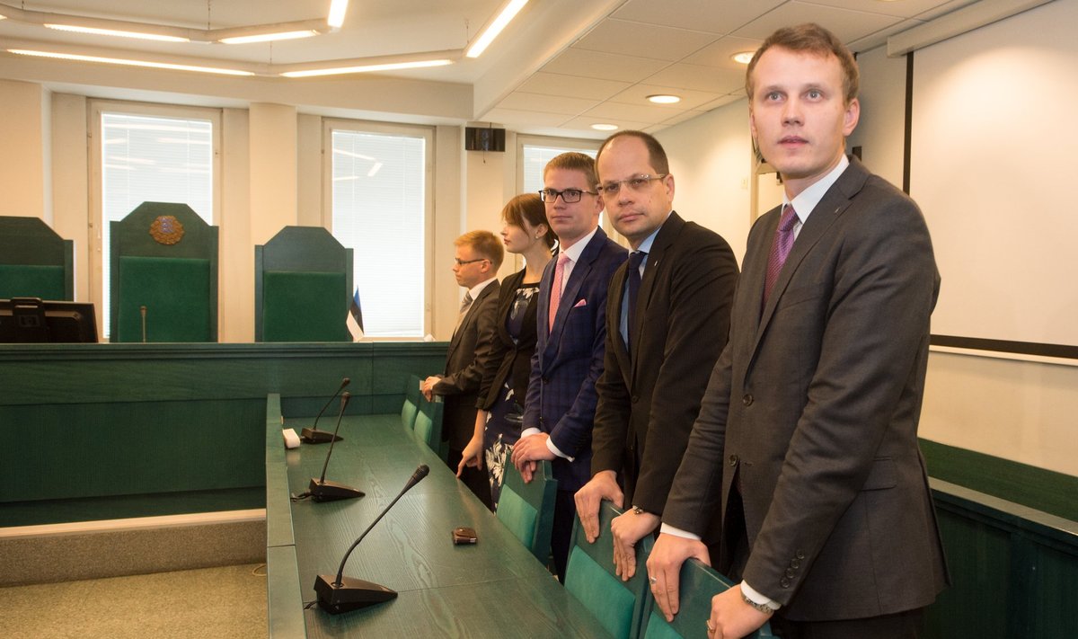 Riigikogu liikmed Priit Toobal ja Lauri Laasi kohtus