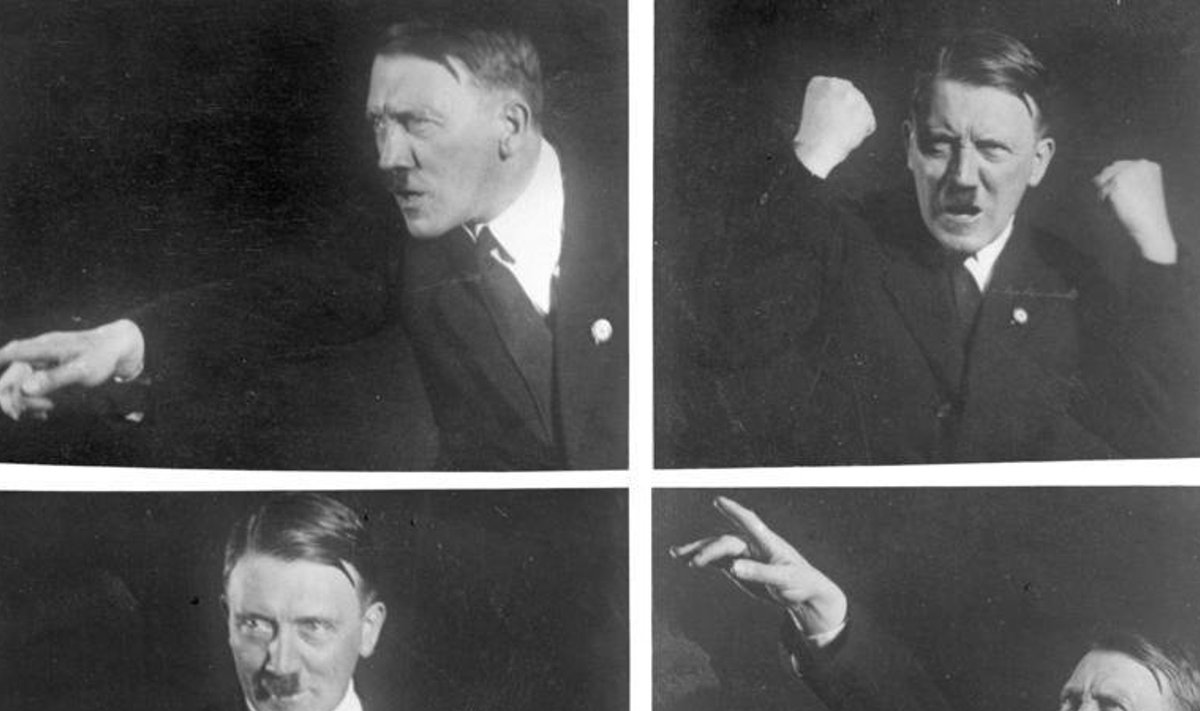 Hitler aastal 1930 kaamerale poseerimas. 