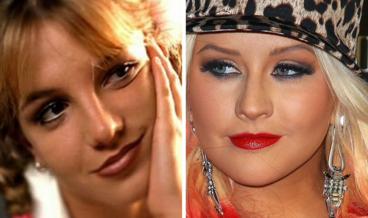 Britney Spears ja Christina Aguilera